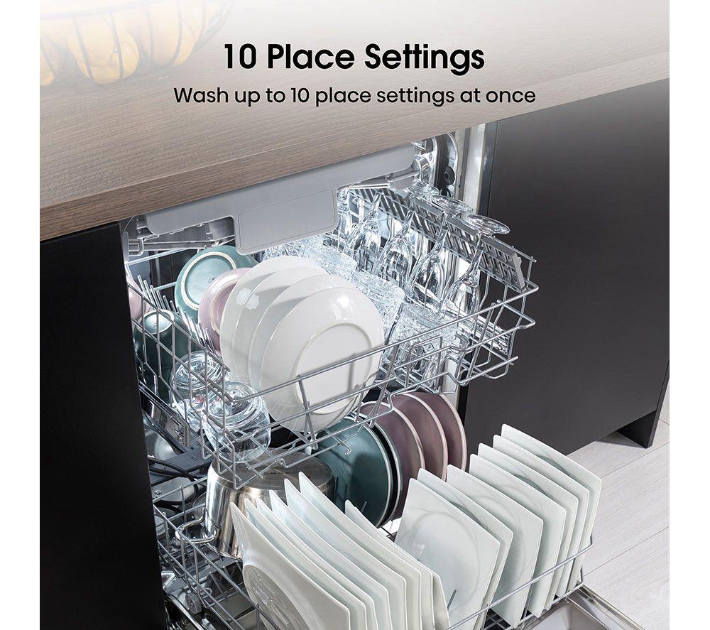 HISENSE HS523E15WUK Slimline Dishwasher - White image number 15 of 15