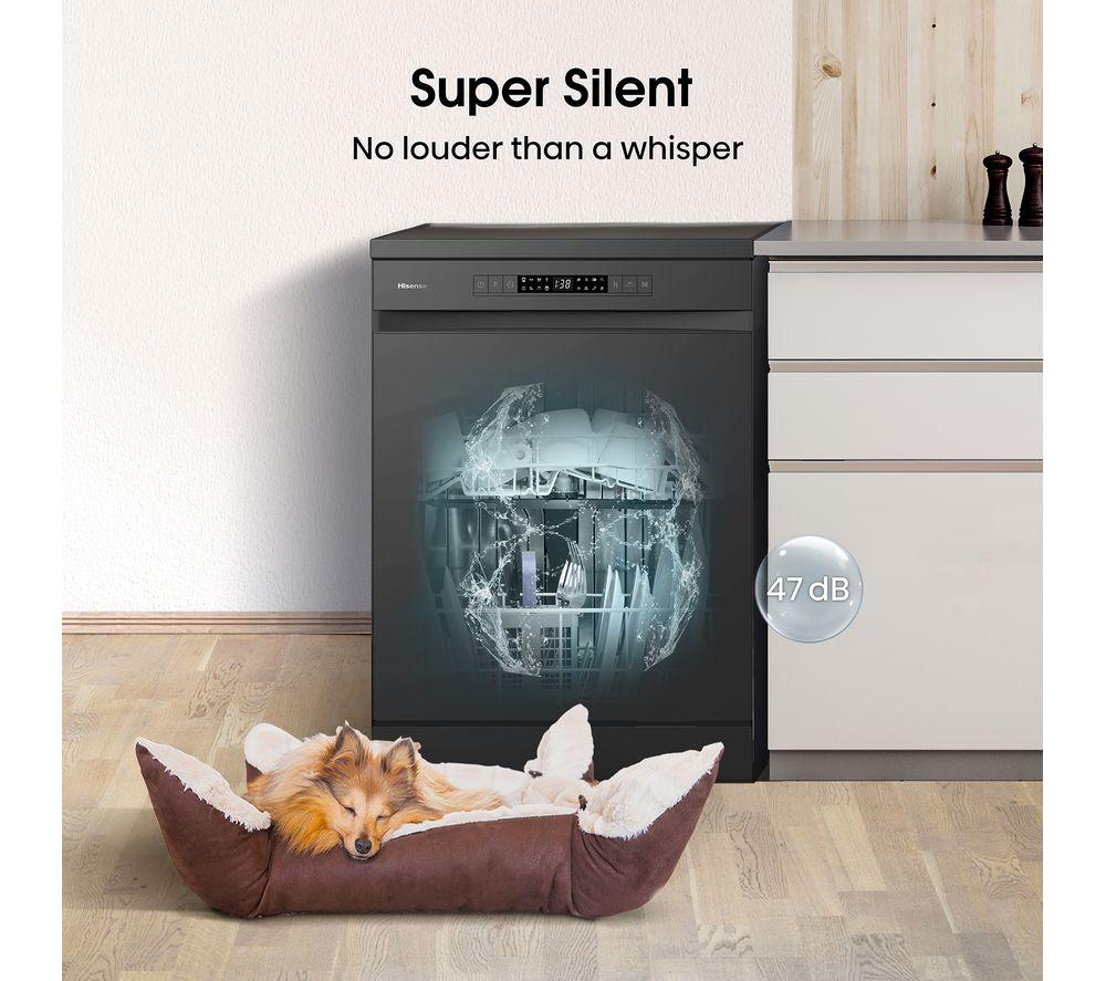 HISENSE HS622E90BUK Full-size Dishwasher - Black image number 6 of 13