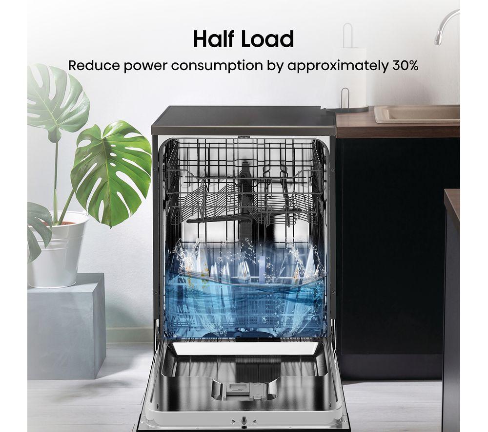 HISENSE HS622E90BUK Full-size Dishwasher - Black image number 8 of 13