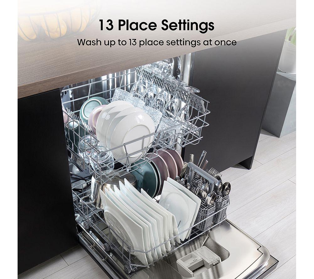 HISENSE HS622E90WUK Full-size Dishwasher - White image number 7 of 14