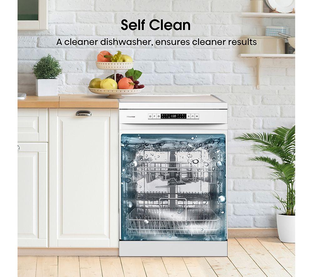 HISENSE HS622E90WUK Full-size Dishwasher - White image number 14 of 14