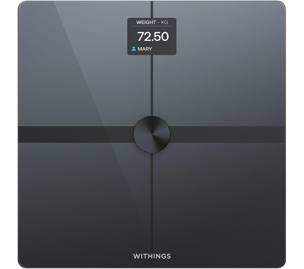 WITHINGS Body Smart Bathroom Scale - Black, Black