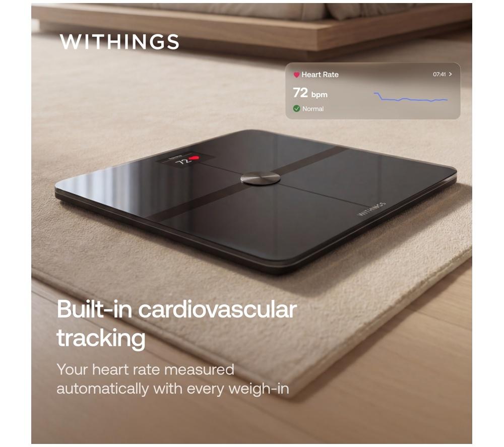 WITHINGS Body Smart Bathroom Scale - Black image number 5 of 9