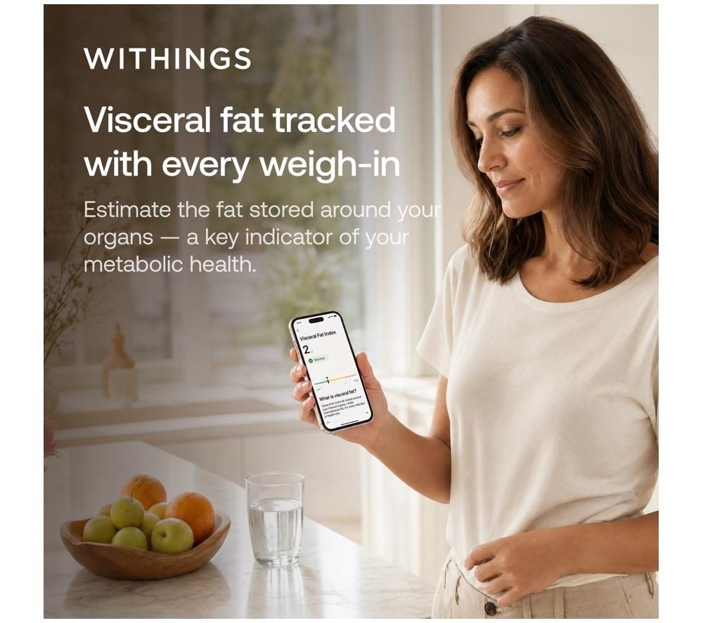 WITHINGS Body Smart Bathroom Scale - Black image number 6 of 9