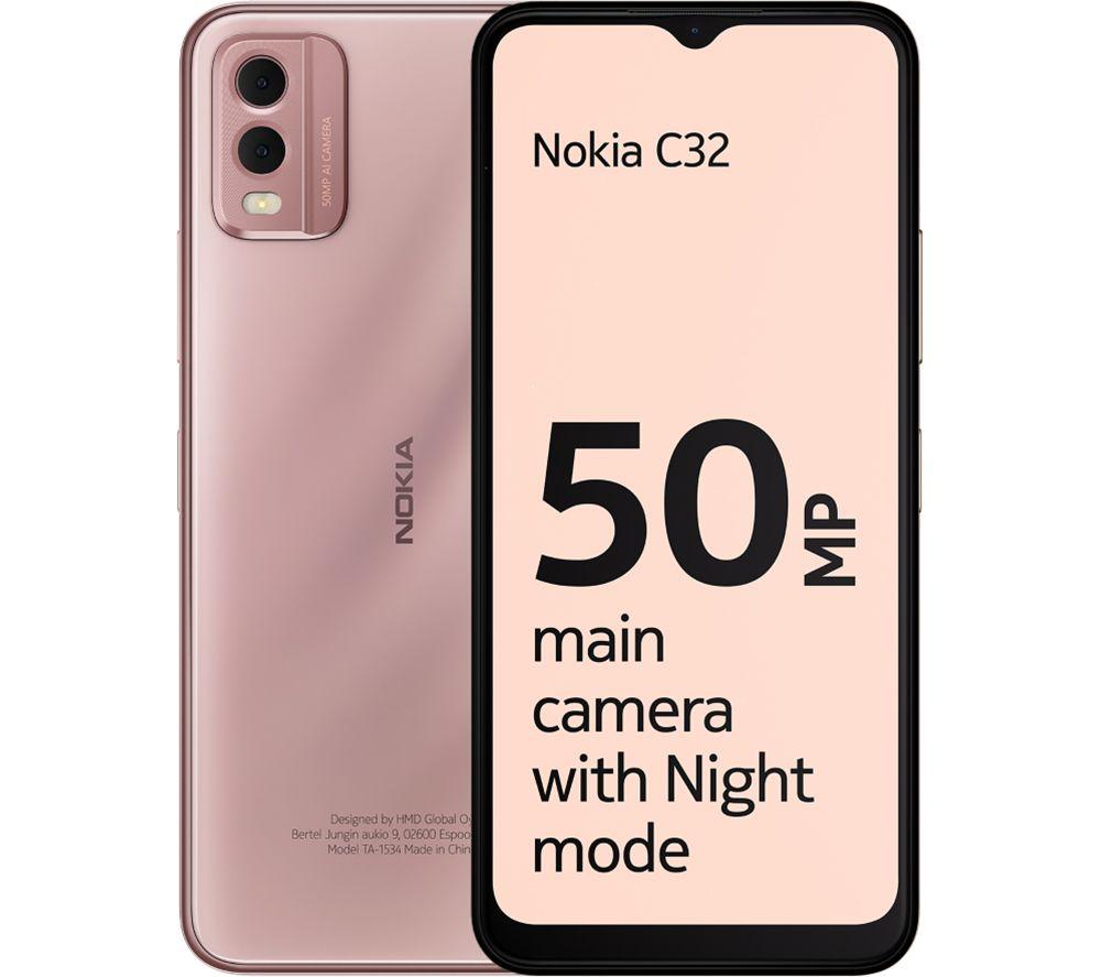 NOKIA C32 - 64 GB, Pink, Pink