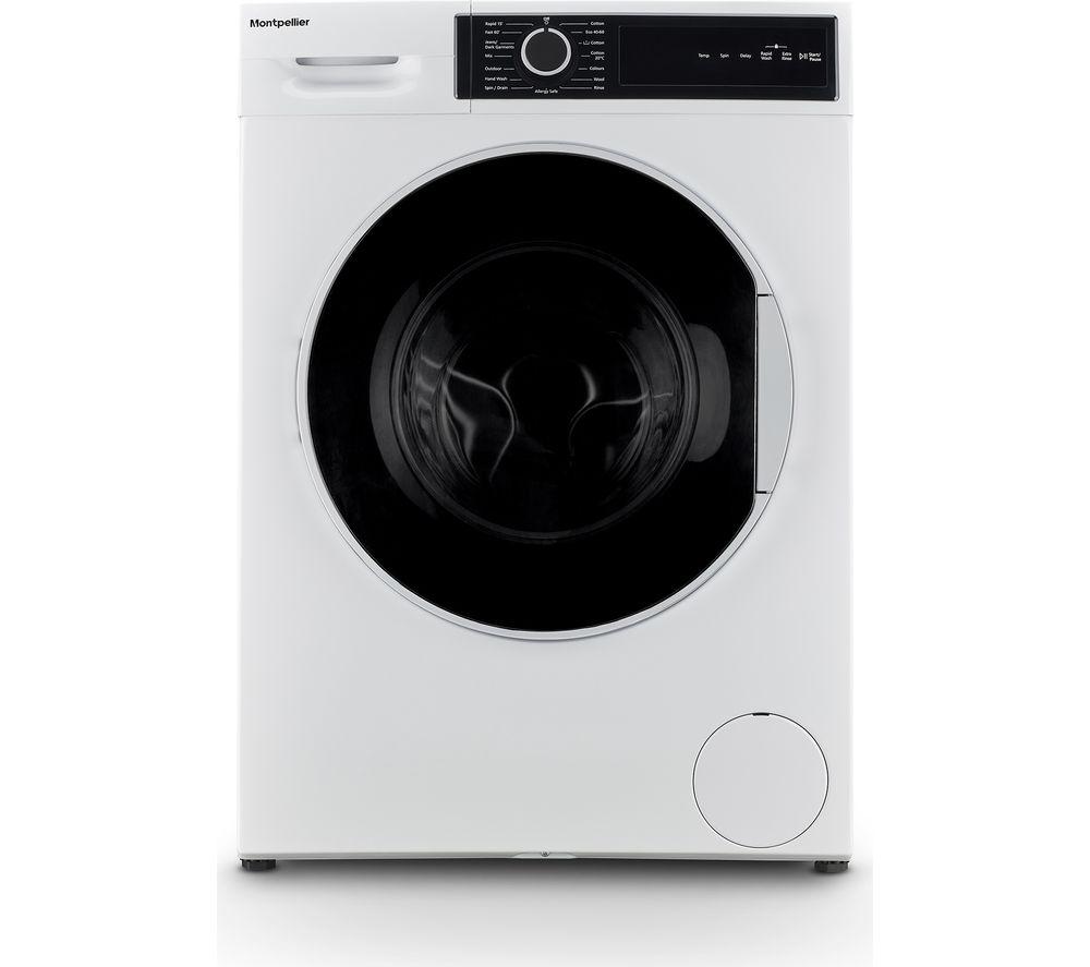 MONTPELLIER MWM814BLW 8 kg 1400 Spin Washing Machine - White, White