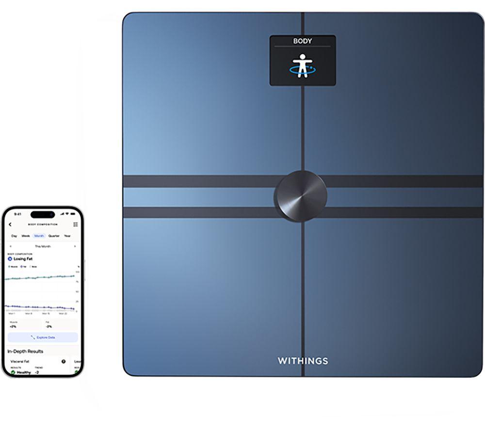 WITHINGS Body Comp Bathroom Scale - Black image number 2 of 11