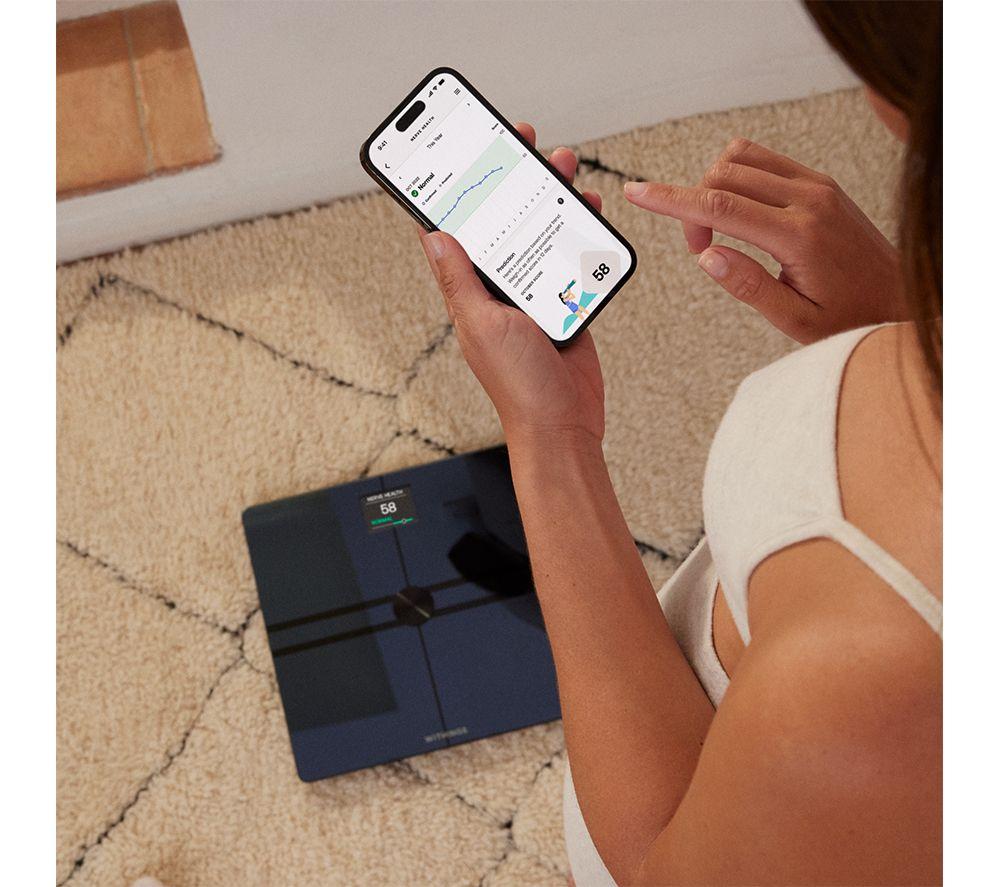 WITHINGS Body Comp Bathroom Scale - Black image number 6 of 11