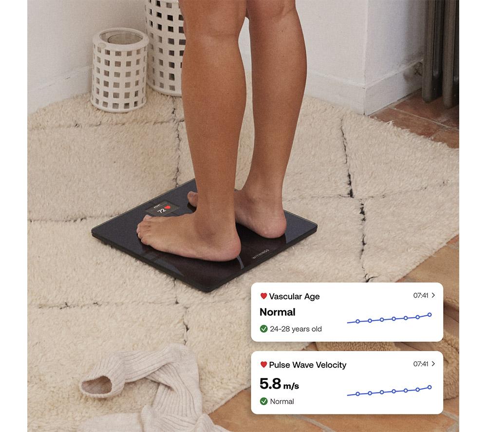 WITHINGS Body Comp Bathroom Scale - Black image number 10 of 11