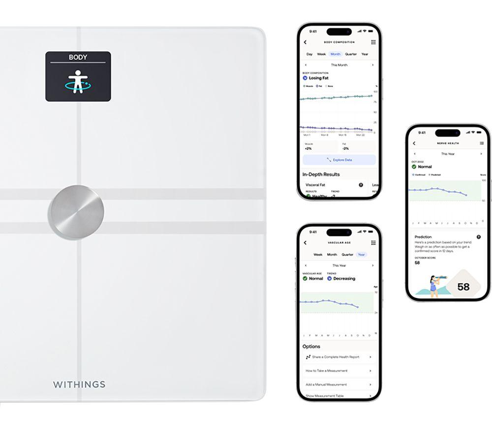 withings body composition apple compatible scale
