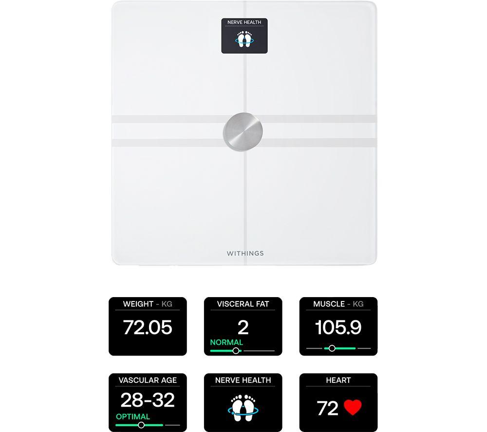WITHINGS Body Comp Bathroom Scale - White image number 4 of 11