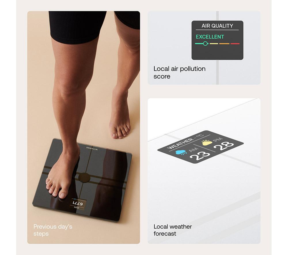 WITHINGS Body Comp Bathroom Scale - White image number 9 of 11