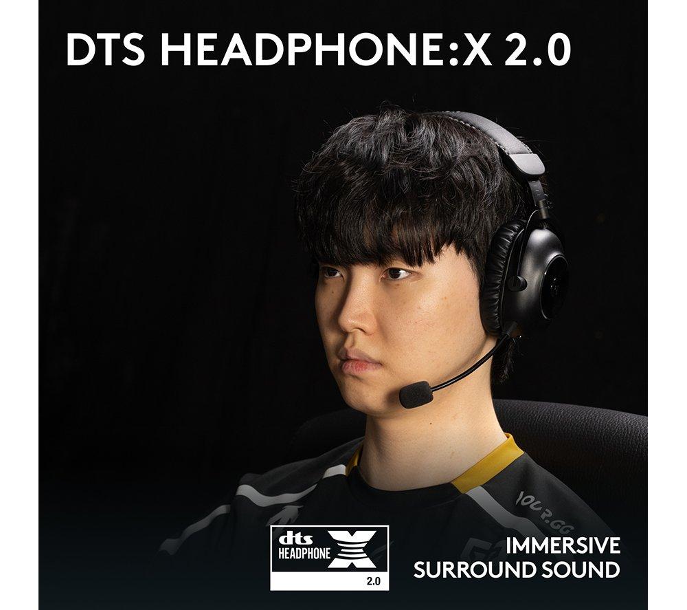 LOGITECH PRO X 2 Graphene Driver LIGHTSPEED Wireless 7.1 Gaming Headset - Black image number 5 of 12