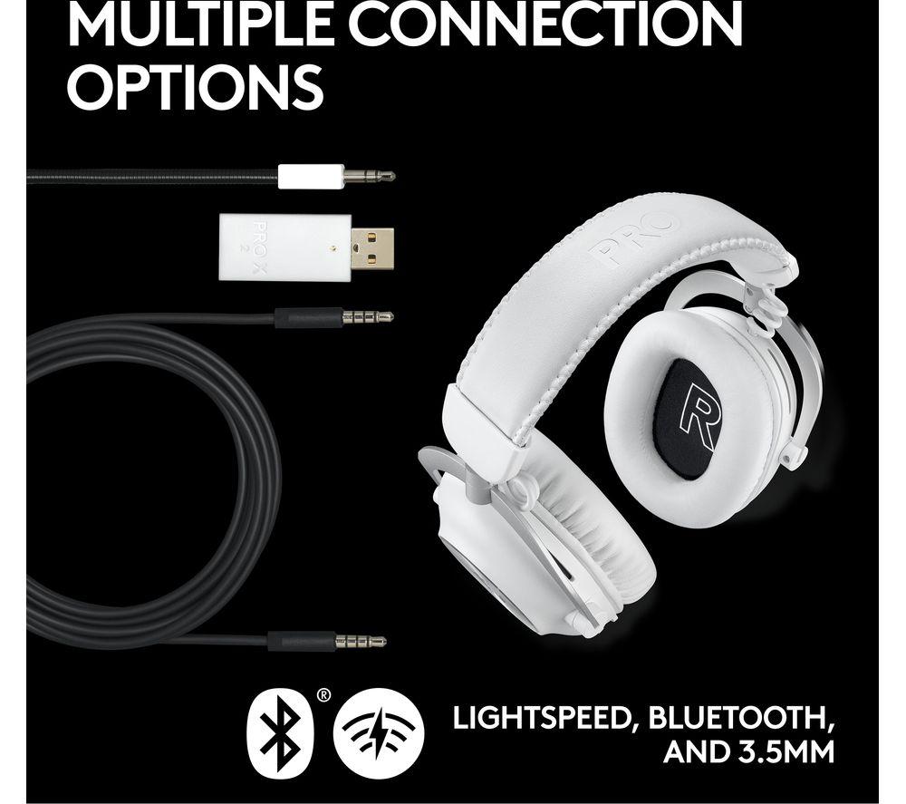 Buy Logitech PRO X2 LIGHTSPEED Wireless Gaming Headset - White at  Connection Public Sector Solutions