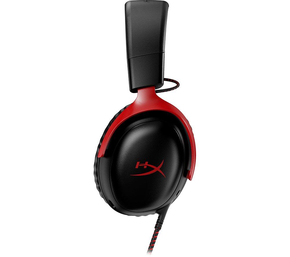 HyperX Cloud Flight Over-The-Head Wireless Headset - Black/Red for sale  online