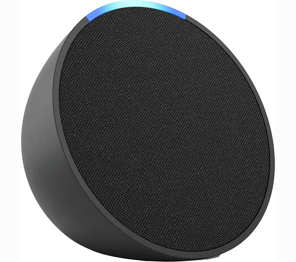 Image of AMAZON Echo Pop (1st Gen) Smart Speaker with Alexa - Charcoal, Black