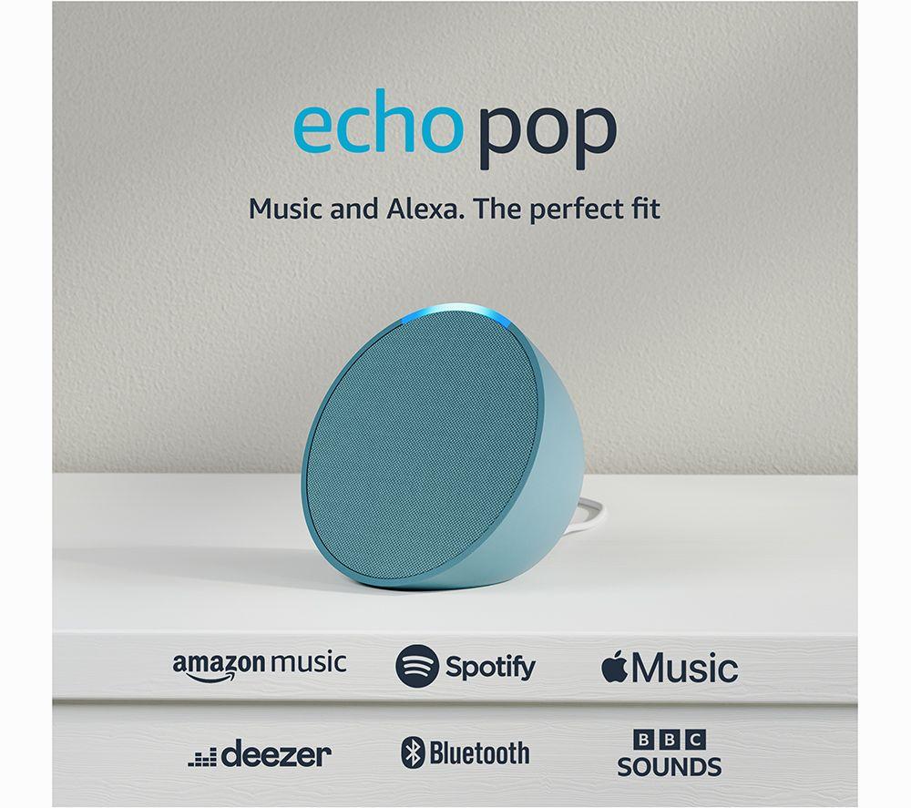 Parlante Smart  Echo Pop (1st Gen) C/ Asistente Virtual Alexa -  Midnight teal — Cover company