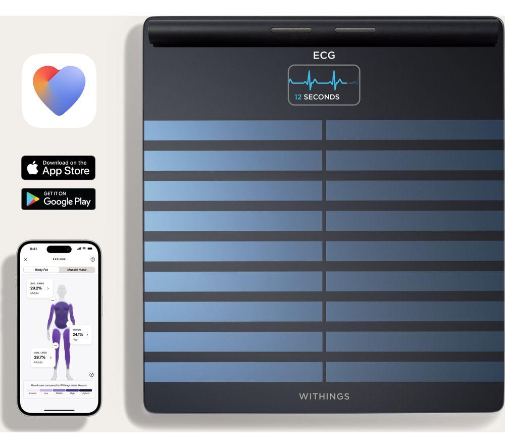 WITHINGS Body Scan Smart Scale - Black image number 3 of 10