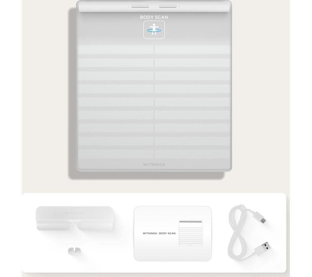 WITHINGS Body Scan Smart Scale - White image number 2 of 4
