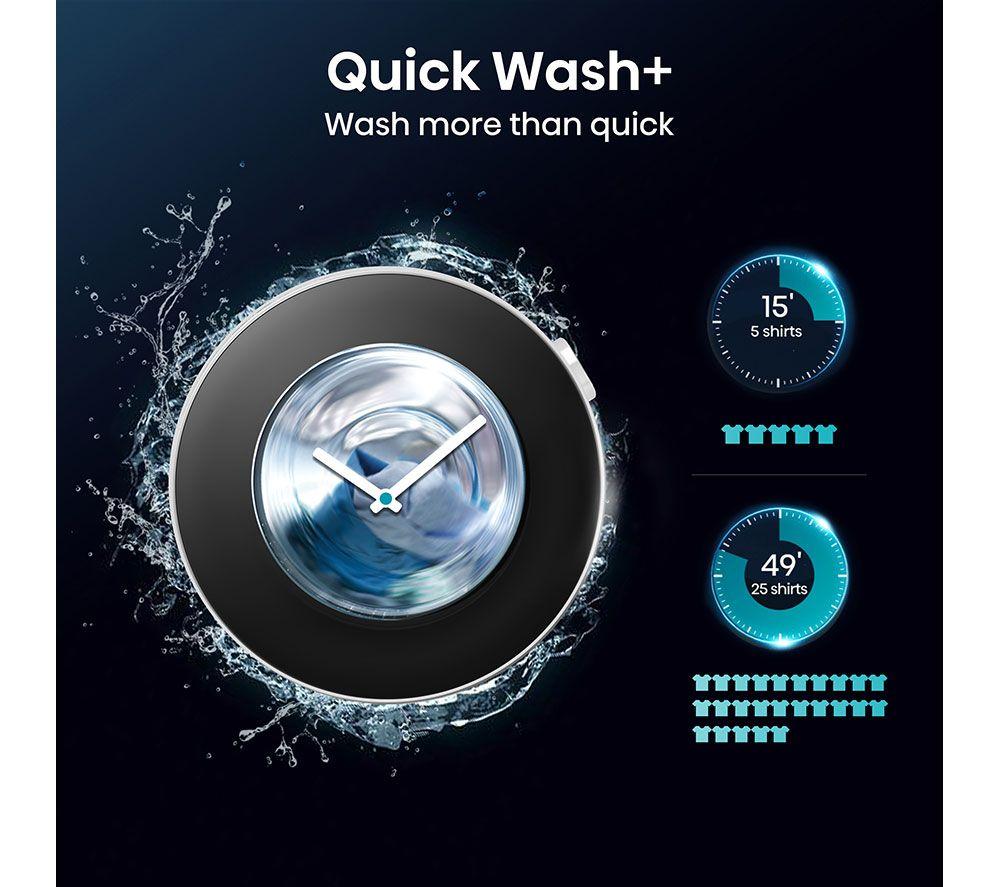 HISENSE 5S Series Auto Dosing WF5S1245BB WiFi-enabled 12 kg 1400 Spin Washing Machine - Black image number 7 of 10
