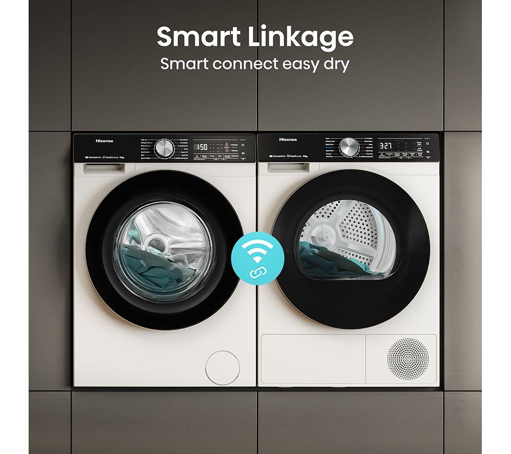 HISENSE 5S Series Auto Dosing WF5S1245BW WiFi-enabled 12 kg 1400 Spin Washing Machine - White image number 6 of 14
