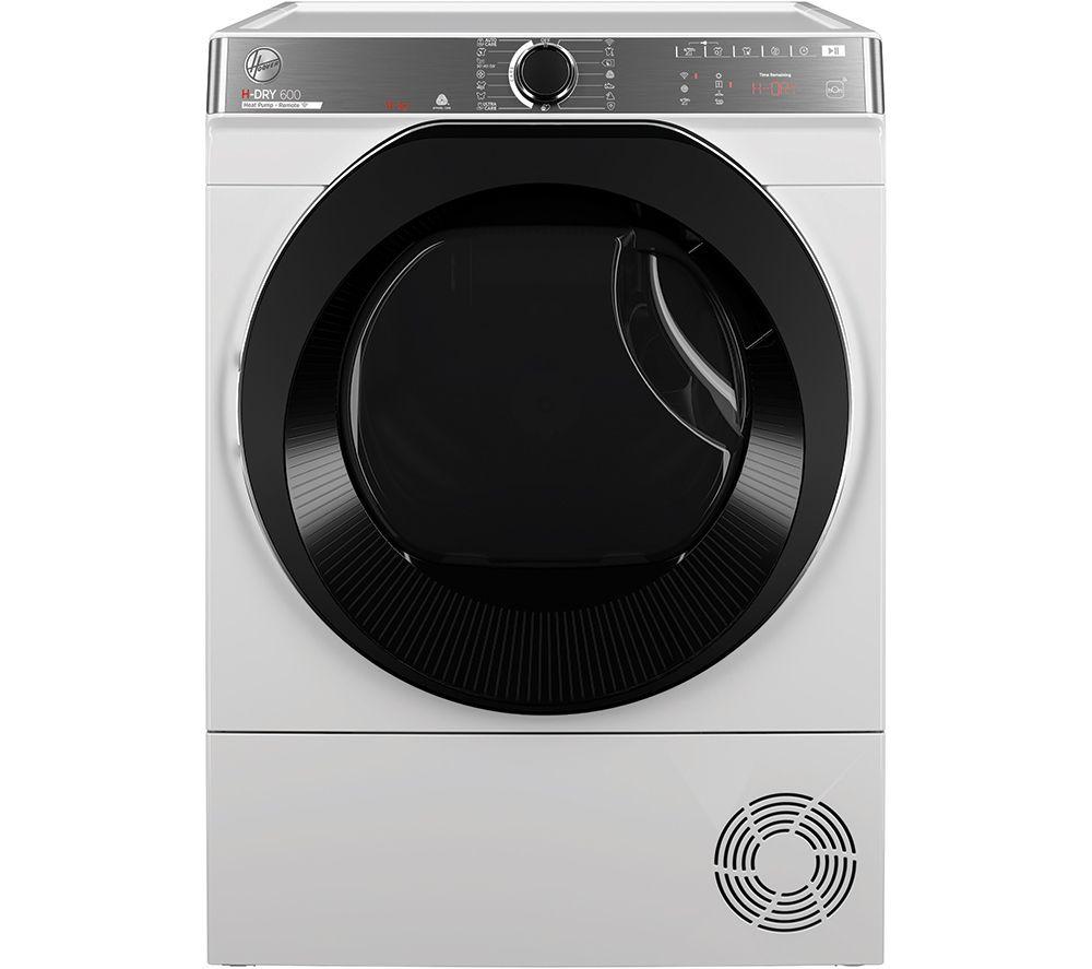 HOOVER H-Dry 600 NEH10A2TCBEXS80 NFC 10 kg Heat Pump Tumble Dryer – White, White