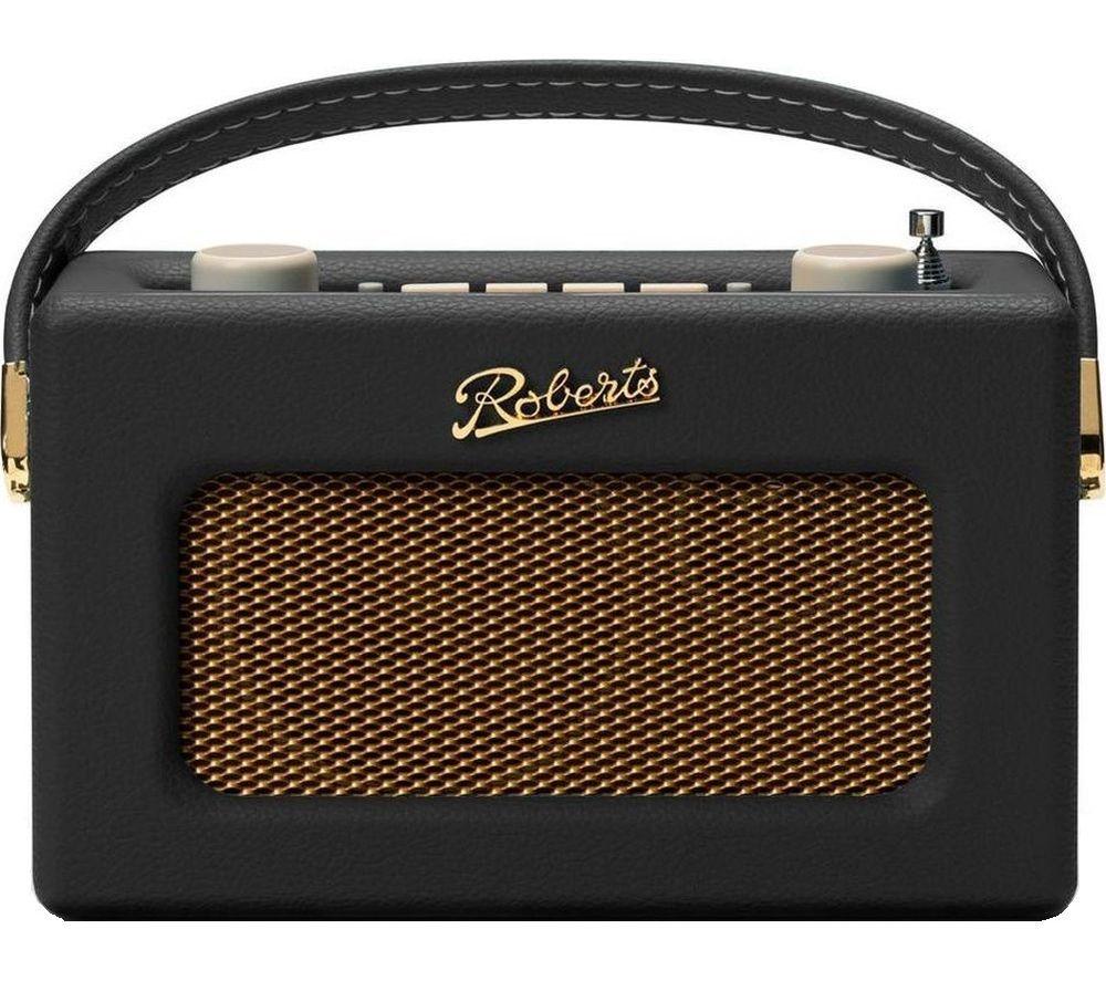 Roberts Revival Uno Bt Portable Dabﱓ Retro Bluetooth Radio - Black, Black