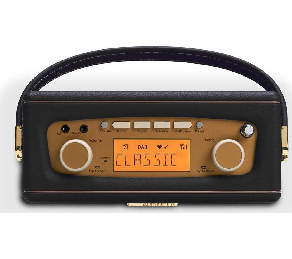 ROBERTS Revival Uno BT Portable DAB+/FM Retro Bluetooth Radio - Black image number 5 of 10