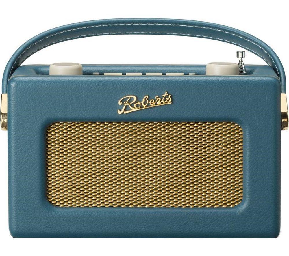 Roberts Revival Uno Bt Portable Dabﱓ Retro Bluetooth Radio - Teal Blue, Blue