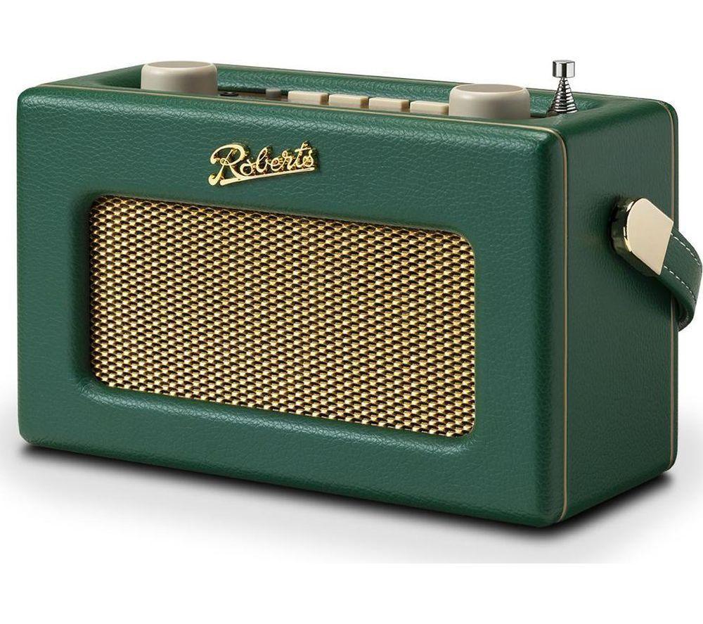ROBERTS Revival Uno BT Portable DAB+/FM Retro Bluetooth Radio - Deep Green image number 4 of 10
