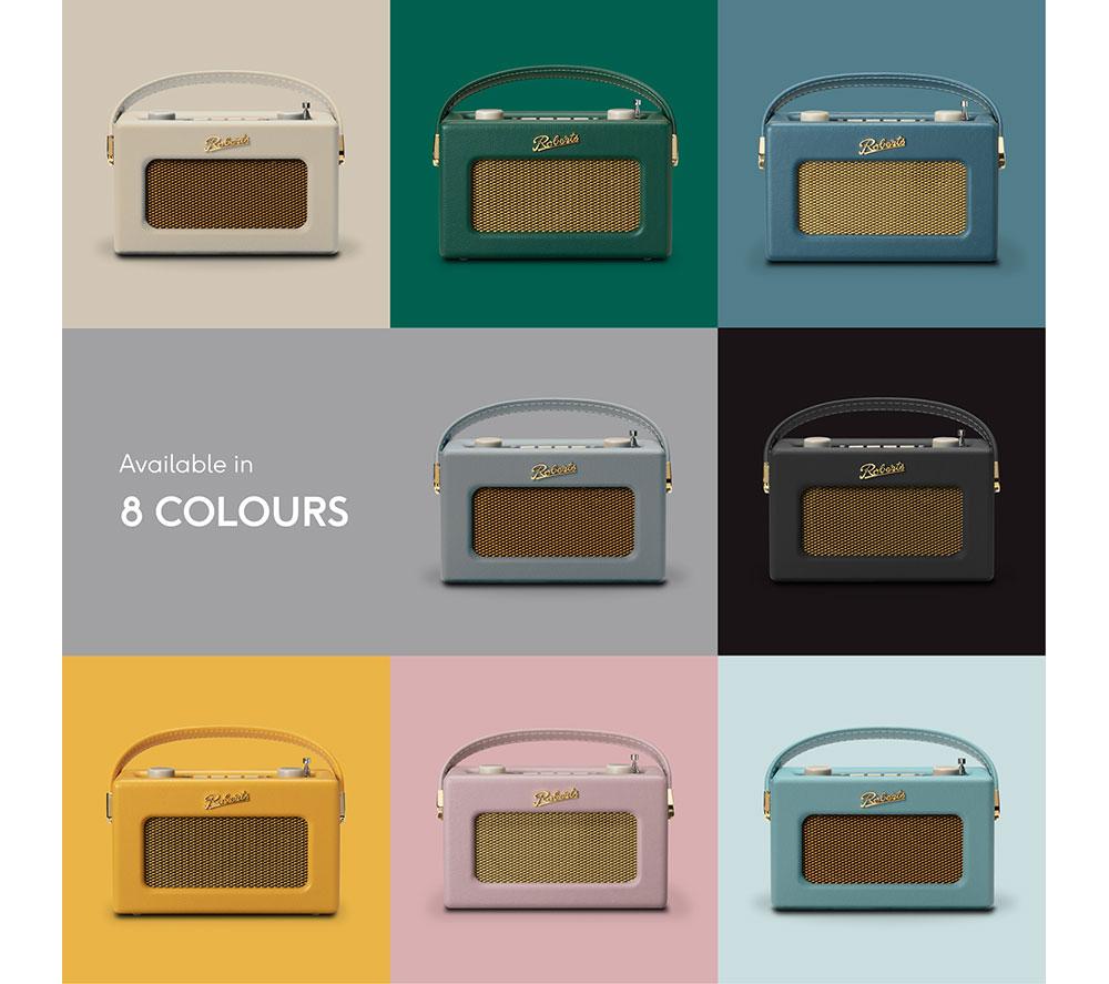 ROBERTS Revival Uno BT Portable DAB+/FM Retro Bluetooth Radio - Deep Green image number 8 of 10