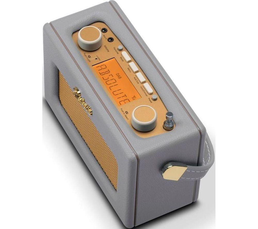 ROBERTS Revival Uno BT Portable DAB+/FM Retro Bluetooth Radio - Dove Grey image number 5 of 9