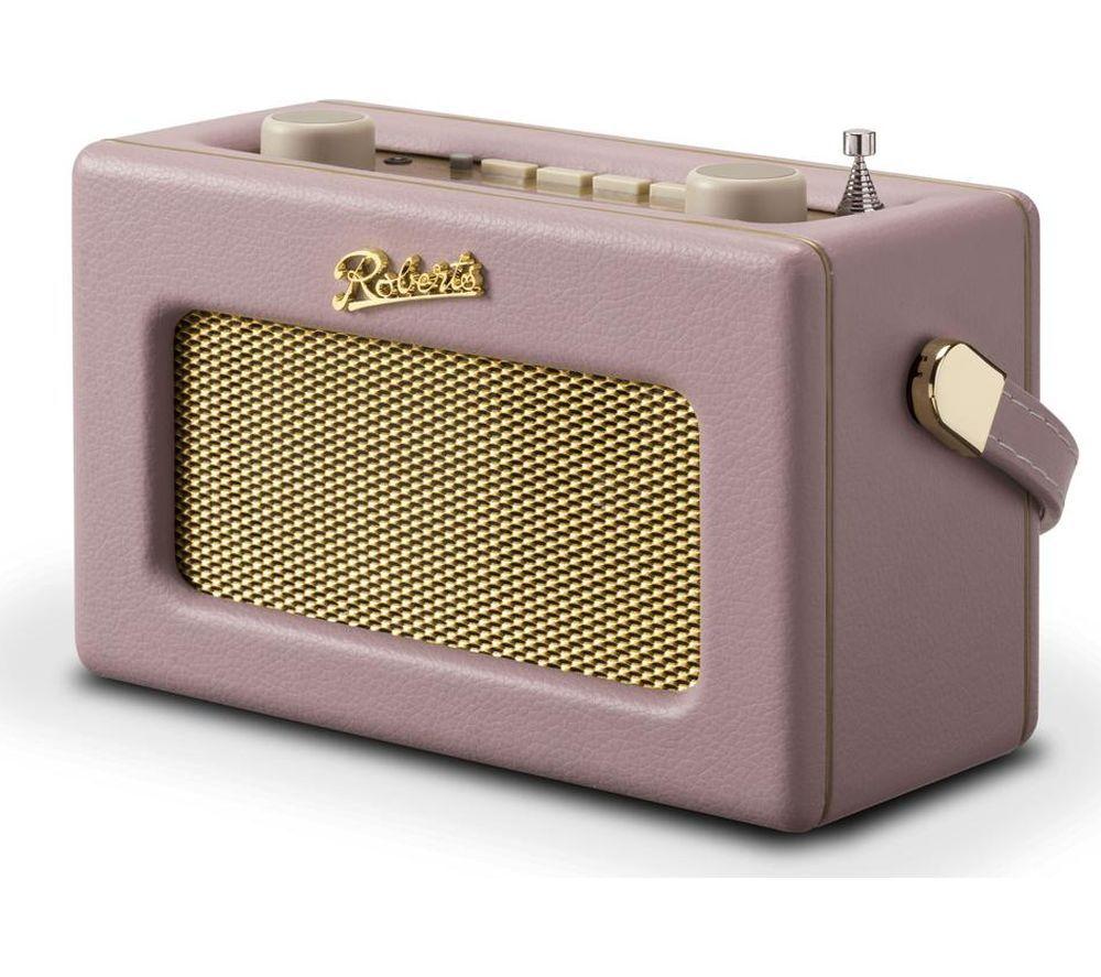 ROBERTS Revival Uno BT Portable DAB+/FM Retro Bluetooth Radio - Dusty Pink image number 4 of 8