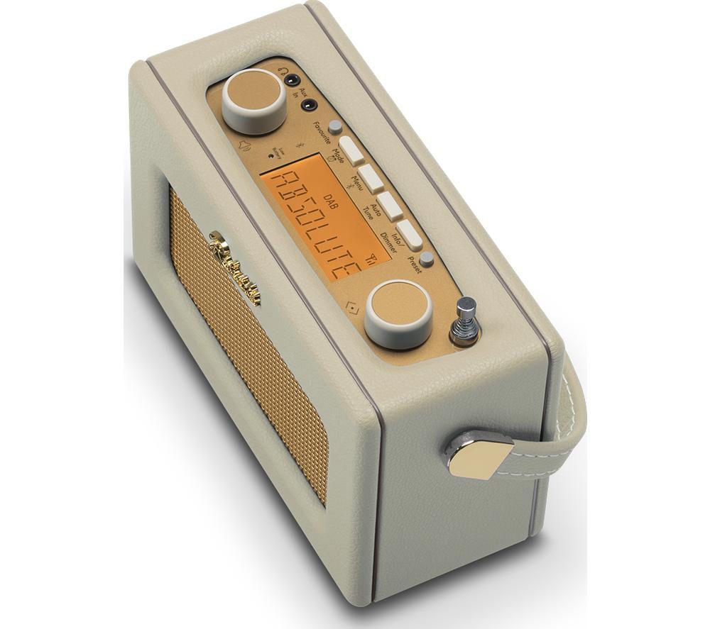ROBERTS Revival Uno BT Portable DAB+/FM Retro Bluetooth Radio - Pastel Cream image number 4 of 9