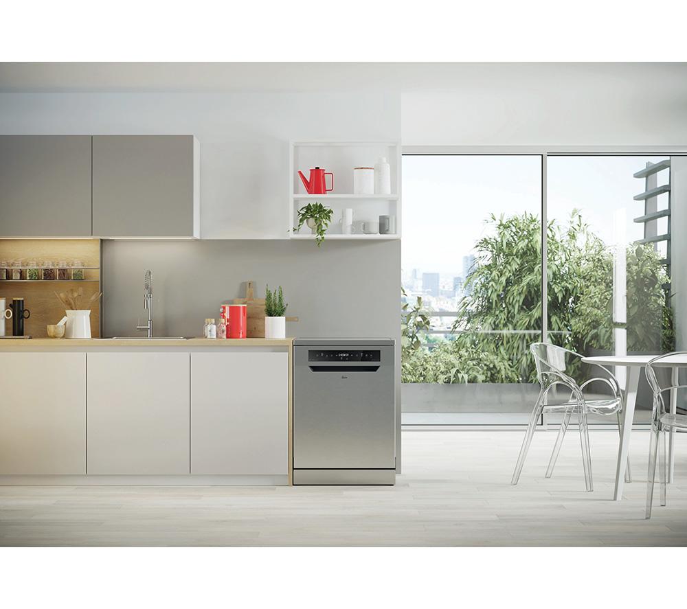 HOOVER H-Dish 600 H6F6B4S1PXUK-80 Full-size WiFi-enabled Dishwasher - Stainless Steel image number 13 of 19