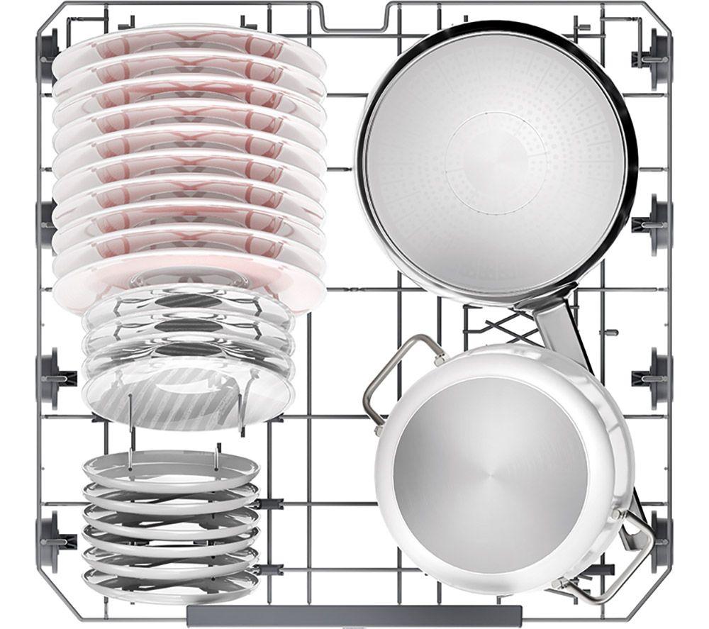 HOOVER H-Dish 600 H6F6B4S1PXUK-80 Full-size WiFi-enabled Dishwasher - Stainless Steel image number 19 of 19