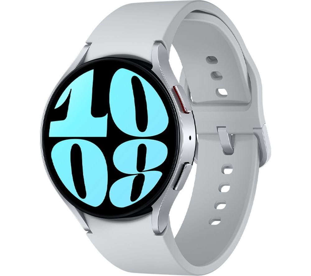 SAMSUNG Galaxy Watch6 BT with Bixby - Silver, 44 mm, Silver/Grey