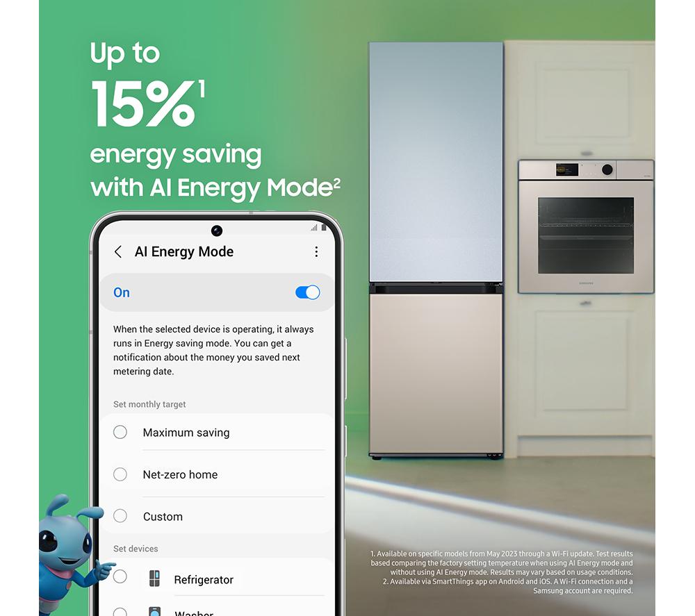 SAMSUNG Series 9 Beverage Center RH69CG895DB1EU Smart American-Style Fridge Freezer - Black image number 7 of 12