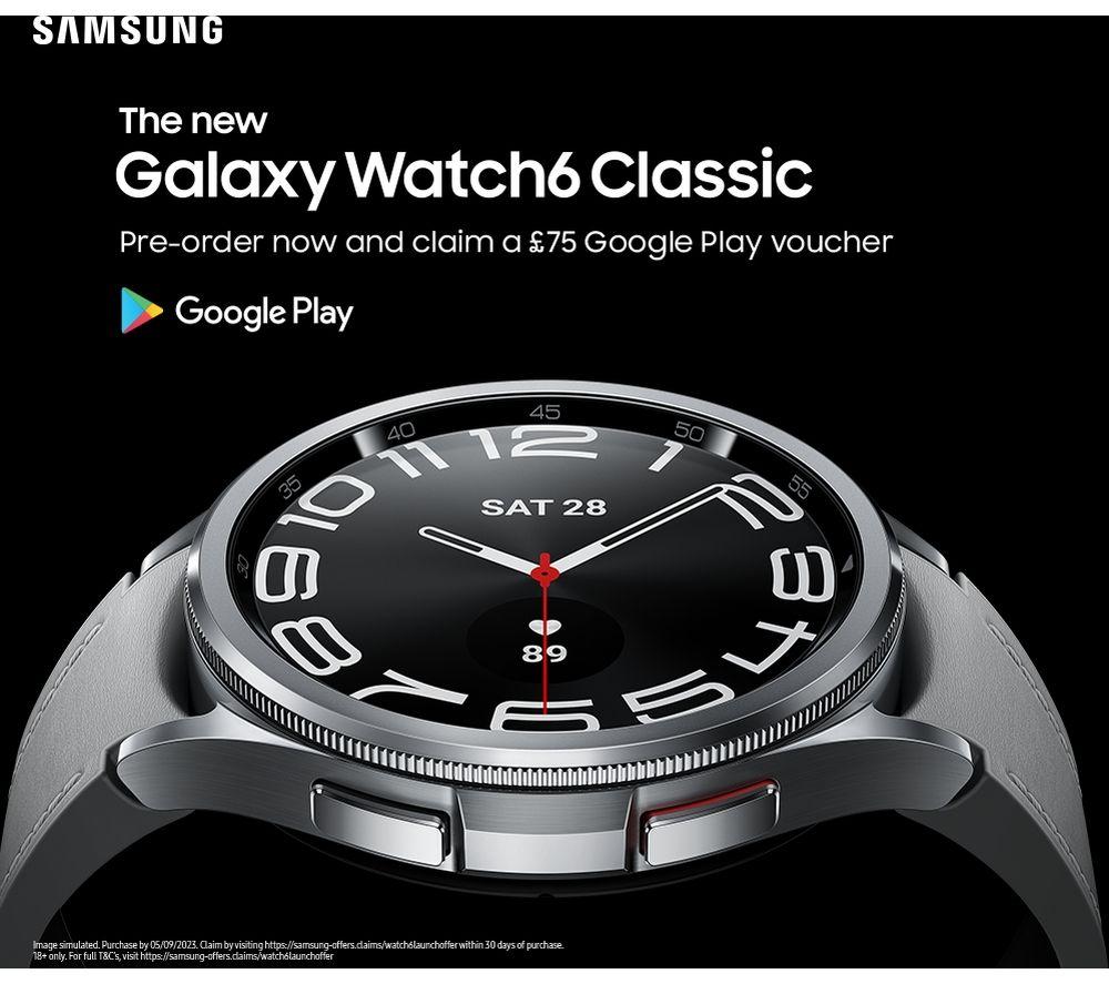 SAMSUNG Galaxy Watch6 Classic 4G with Bixby - Silver, 43 mm - image 4