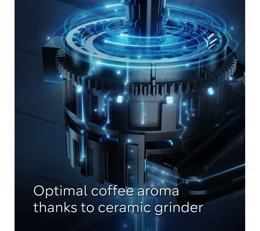 SIEMENS TP513GB9 EQ500 Bean to Cup Fully Automatic Coffee Machine - Piano Black image number 5 of 6