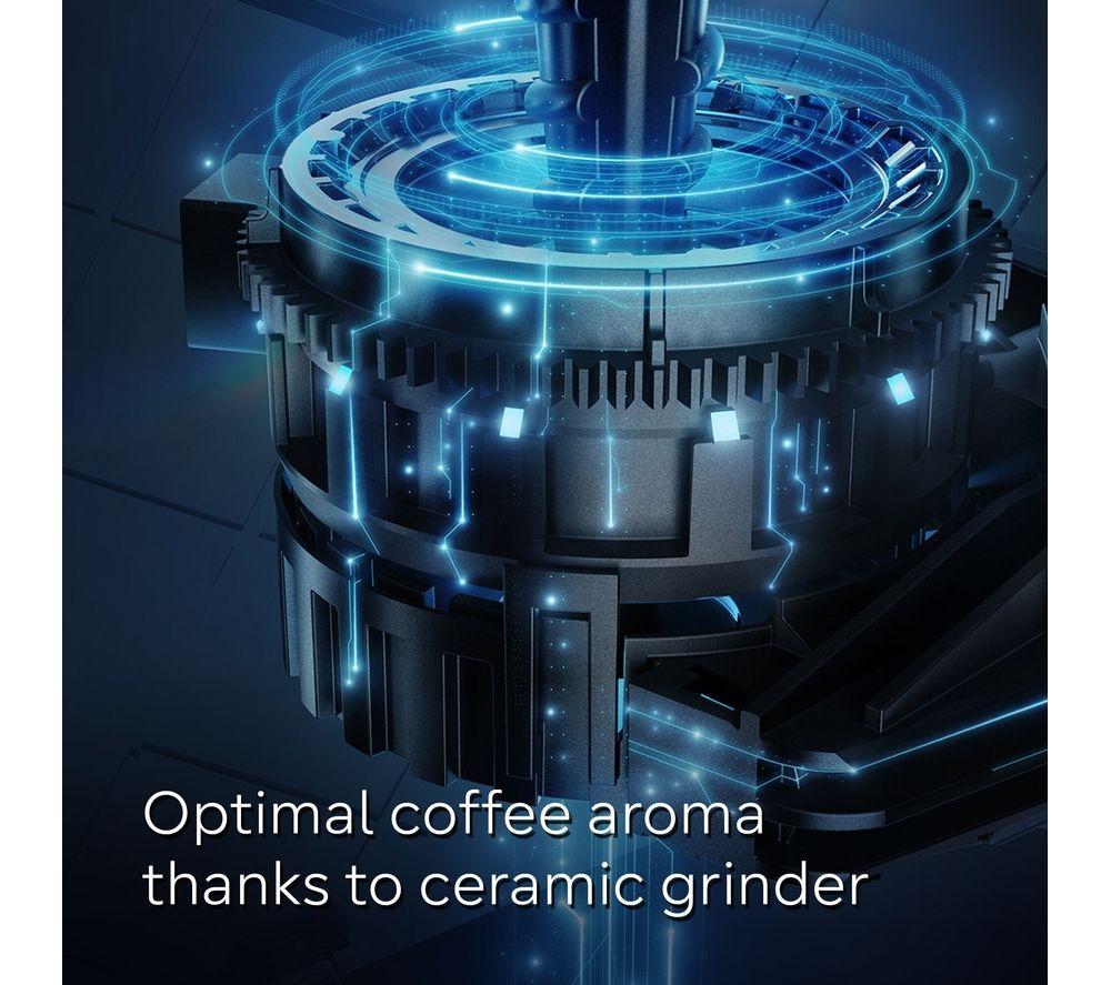 SIEMENS TQ513GB1 EQ500 Bean to Cup Fully Automatic Coffee Machine - Black & Stainless Steel image number 10 of 12