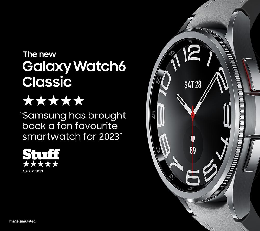 Samsung Galaxy Watch6 Classic LTE Smartwatch 47mm in Silver