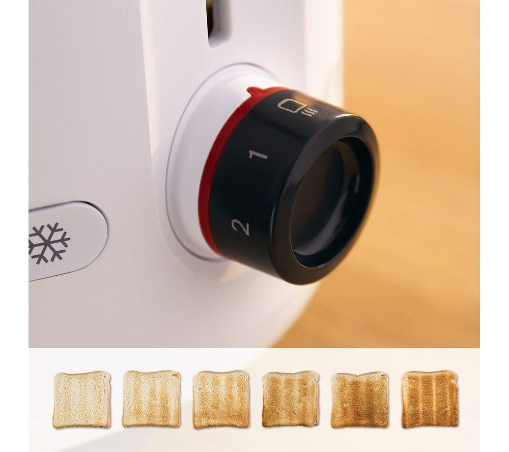 BOSCH MyMoments Delight TAT2M121GB 2-Slice Toaster - White image number 6 of 11