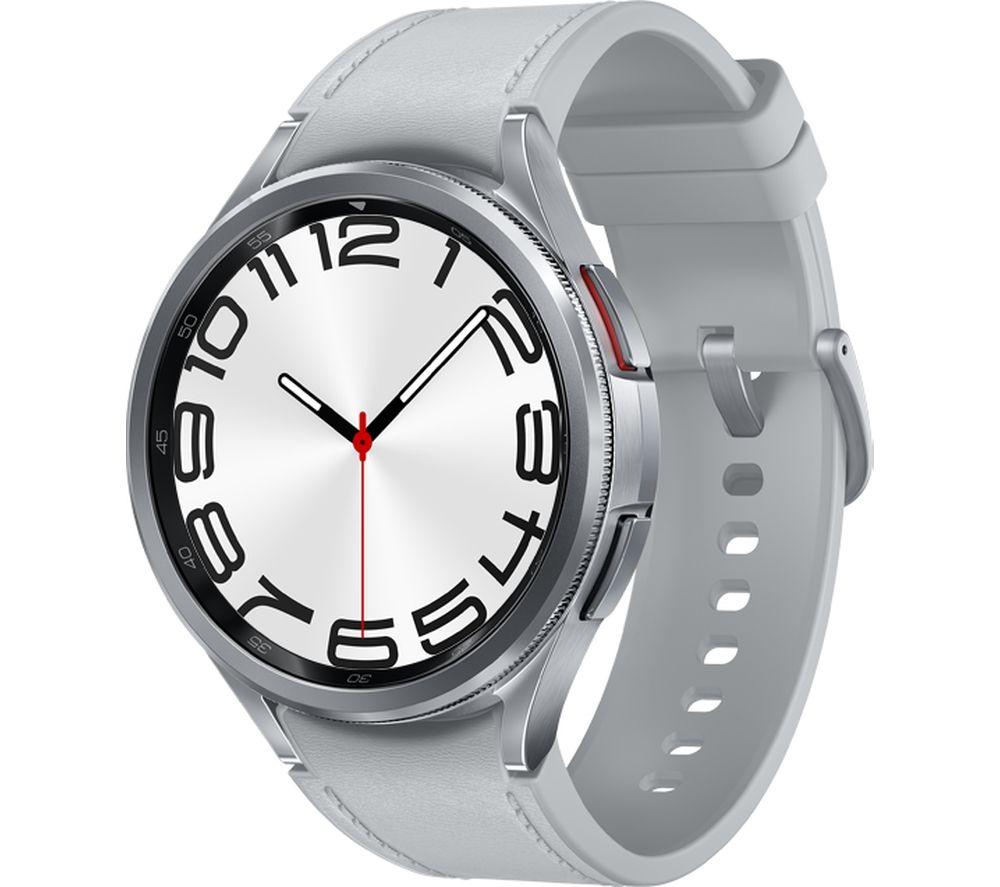 SAMSUNG Galaxy Watch6 Classic BT with Bixby - Silver, 47 mm, Silver/Grey