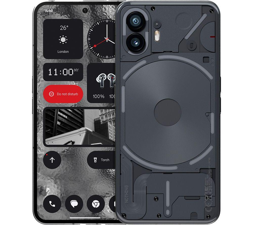 NOTHING Phone (2) - 256 GB, Dark Grey, Silver/Grey