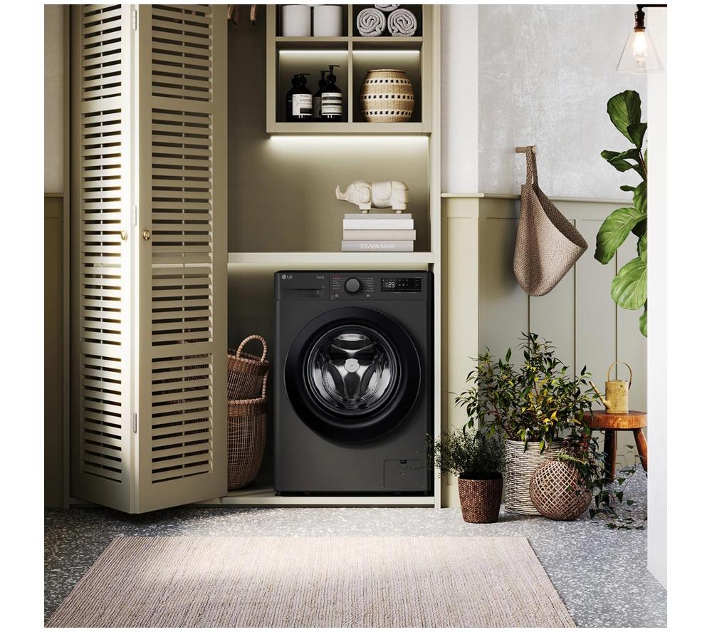 LG Series 4 Pro AI Direct Drive FWY706GBTN1 10 kg Washer Dryer - Slate Grey image number 3 of 15