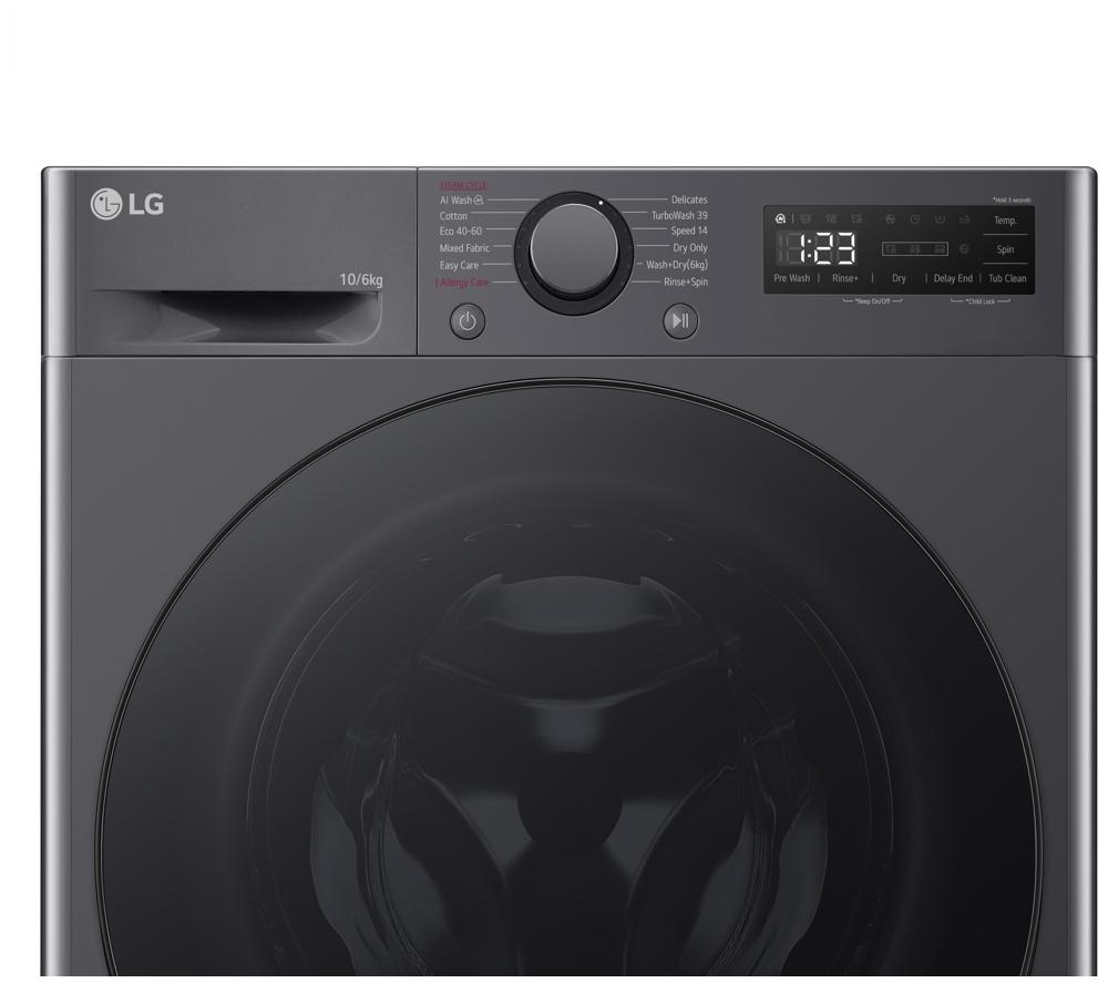 LG Series 4 Pro AI Direct Drive FWY706GBTN1 10 kg Washer Dryer - Slate Grey image number 12 of 15