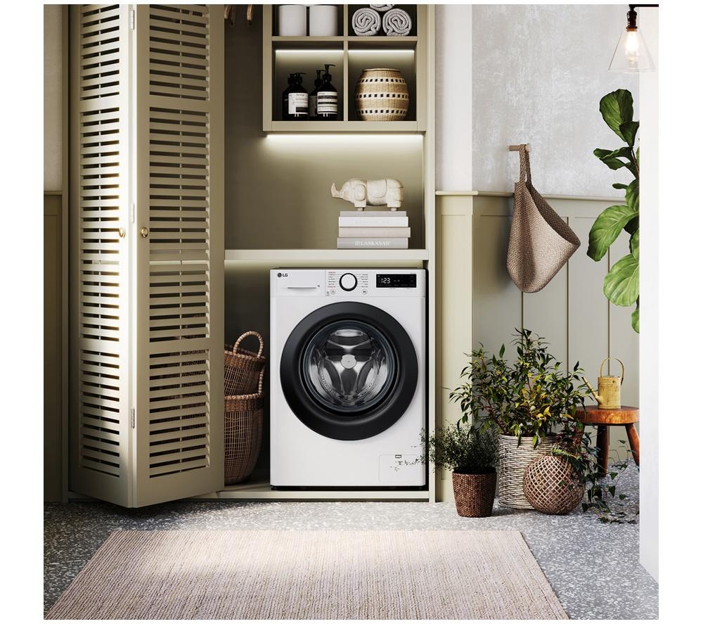 LG Series 4 Pro AI Direct Drive FWY706WWTN1 10 kg Washer Dryer - White image number 3 of 15