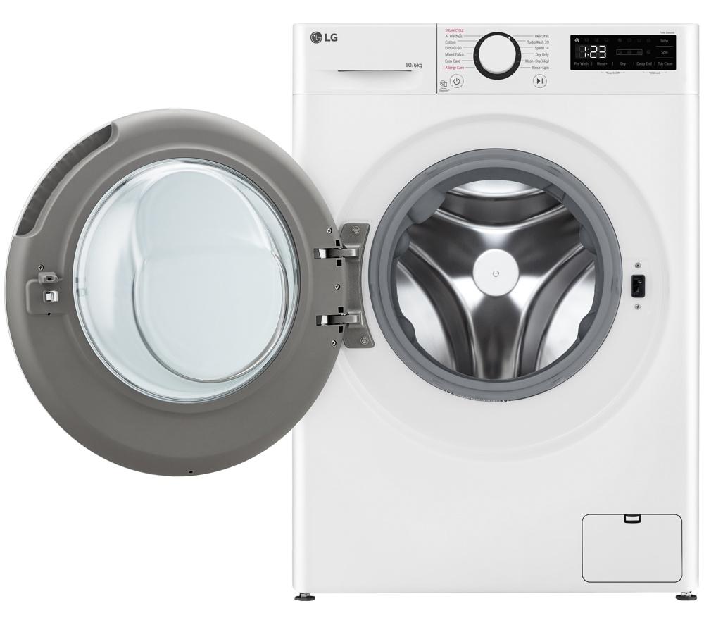 LG Series 4 Pro AI Direct Drive FWY706WWTN1 10 kg Washer Dryer - White image number 11 of 15