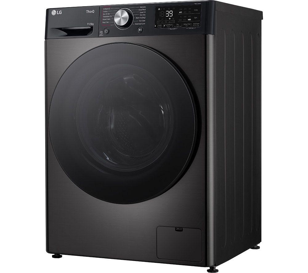 LG Turbowash360 FWY916BBTN1 WiFi-enabled 11 kg Washer Dryer - Black image number 11 of 15